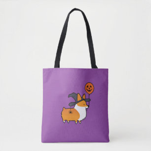 Red Corgi Halloween Bag Draagtas