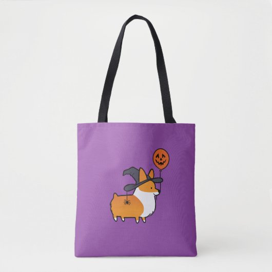 Red Corgi Halloween Bag Draagtas (Voorkant)