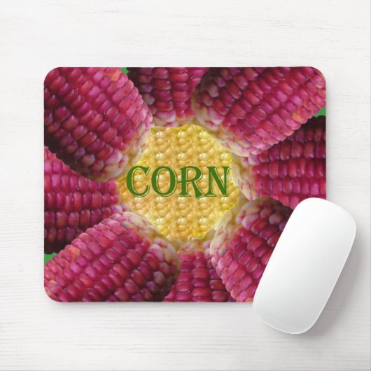 Red Corn Pattern Muismat (Met muis)