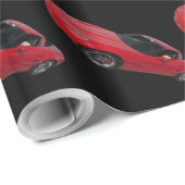 Red Corvette Cadeaupapier (Rol Hoek)