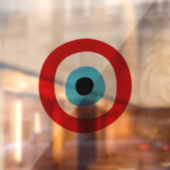 Red Courage Evil Eye Patch Raamsticker (Vel 2)