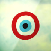 Red Courage Evil Eye Patch Raamsticker (Vel 3)