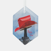 Red Cowboy Pet, Parijs, Texas Ornament (Voorkant links)