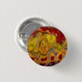 Red Crayola Jasper Ronde Button 3,2 Cm (Voorkant /achterkant)