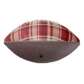 Red Cream Plaid Stripes American Football (Gedraaid 270)
