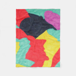 Red Creatures Fleece Deken