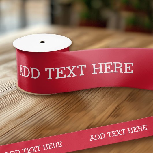 Red Creëer uw eigen — maak het uw eigen aangepaste Lint