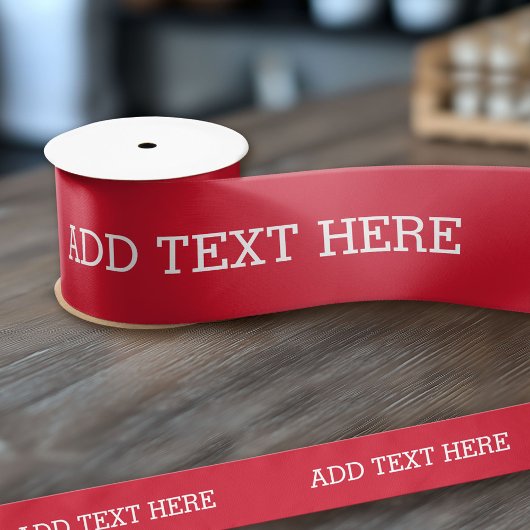 Red Creëer uw eigen — maak het uw eigen aangepaste Lint