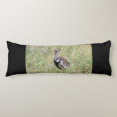 Red Crested Korhaan Lichaamskussen (Voorkant)