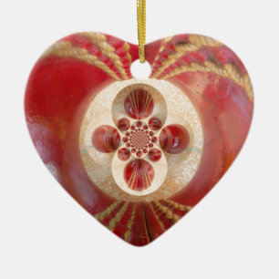 Red Cricket Balls Abstracte kunst Print Design Keramisch Ornament
