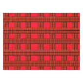 Red Crisscross Tartan, Tafelkleed (Voorkant (Horizontaal))