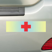 Red Cross Bumpersticker (Op auto)