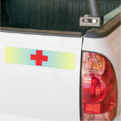 Red Cross Bumpersticker (Op Truck)