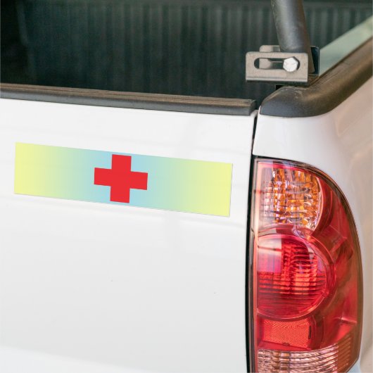 Red Cross Bumpersticker (Op Truck)