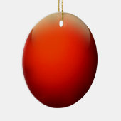 Red Crystal Ball Keramisch Ornament (Rechts)