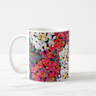 Red Crystal Floral Blooms Koffiemok