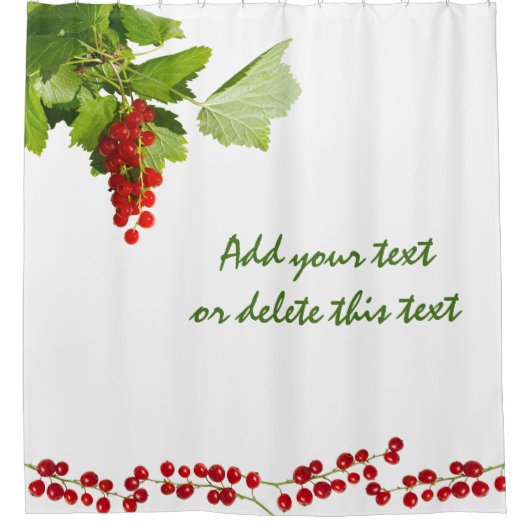 Red Currant Douchegordijn (Voorkant)