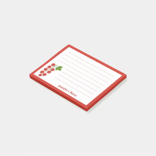 Red Currant Post-it® Notes (Schuin)