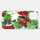 Red Currant Seamless Patroon Case-Mate iPhone Case (Achterkant (horizontaal))
