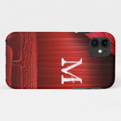 Red Curtain Theater Monogramme IPHONE 5 Coque (Dos (Horizontal))