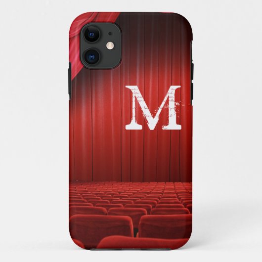 Red Curtain Theatre Monogram IPHONE 5 Hoesje (Achterkant)