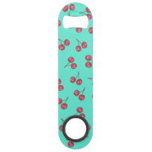 Red Cute Cherry Illustration Pattern Bright Blauwg