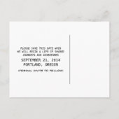 Red Cute Gamer Enregistrer la carte postale Date (Dos)