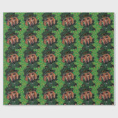 RED DACHSHUND CADEAUPAPIER (Vlak)