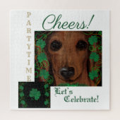 Red Dachshund Legpuzzel (Verticaal)