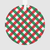 Red Dachshund Ornament (achterkant)