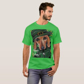 RED DACHSHUND T-SHIRT (Voorkant volledig)