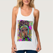 RED DACHSHUND TANKTOP (Voorkant)