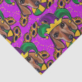 RED DACHSHUND TISSUEPAPIER (Detail)