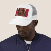 RED DACHSHUND TRUCKER PET (In situ)