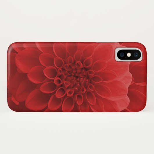 Red Dahlia Case-Mate iPhone Case (Achterkant (horizontaal))