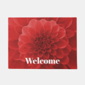 Red Dahlia Deurmat (Voorkant)