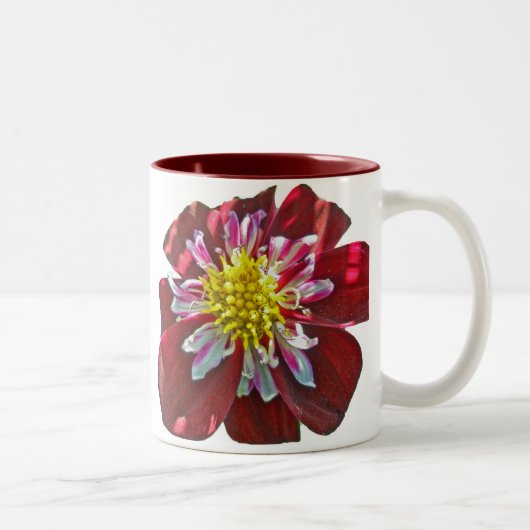 Red Dahlia Mug (Droit)