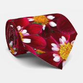 Red Dahlia Stropdas (Opgerold)