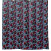 Red Daisies Douchegordijn (Voorkant)