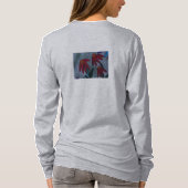 Red Daisies Long hoeve T-Shirt (Achterkant)