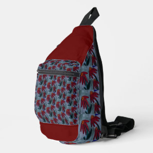 Red Daisies Sling Bag