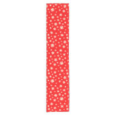 Red Daisy Table Runner Korte Tafelloper (Voorkant)