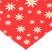 Red Daisy Table Runner Korte Tafelloper (Hoek)