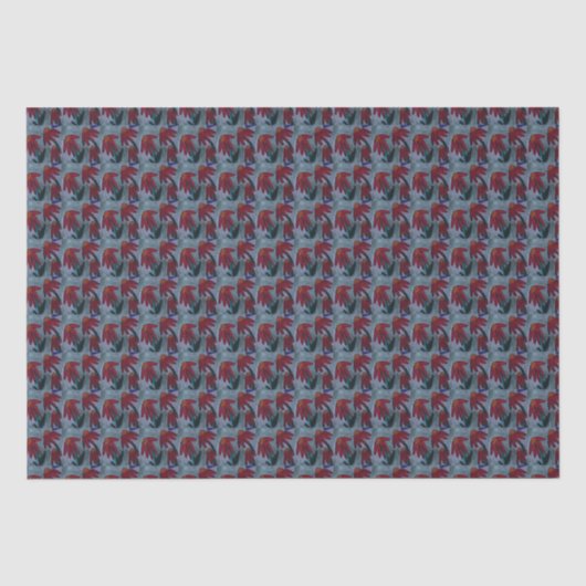 Red Daisy Tissuepapier (Voorkant)