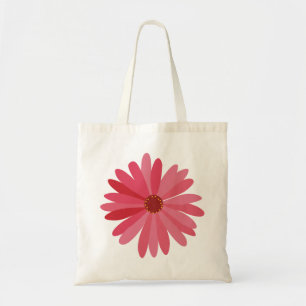 Red Daisy Tote Bag