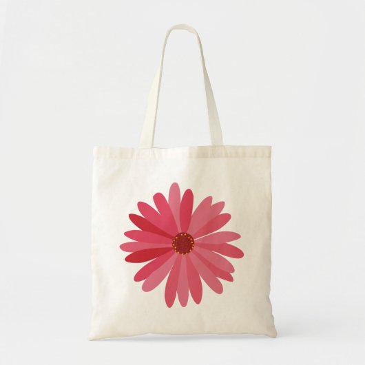 Red Daisy Tote Bag (Voorkant)
