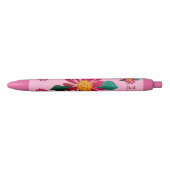 Red Daisy  Zwarte Inkt Pen (Voorkant)