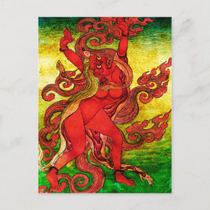 Red Dakini Briefkaart