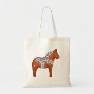 Red Dala Horse Tote Bag
