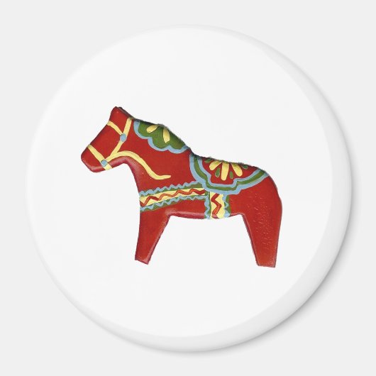 Red Dala magnet Magneet (Voorkant)